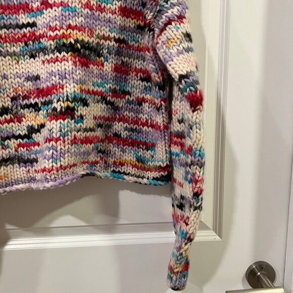 ZARA Contrasting Wool Sweater - Picture 4 of 8